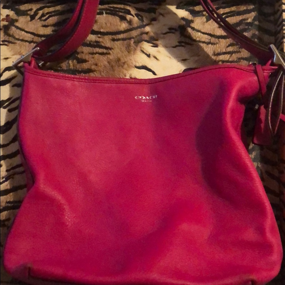 Pink coach bag